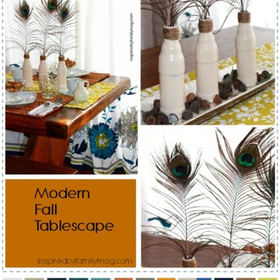 Modern Fall Tablescape on a Budget