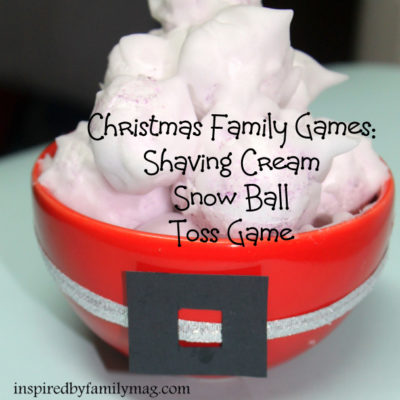 A Fun & Simple Christmas Family Game Your Kids Will Love: Snowball Toss