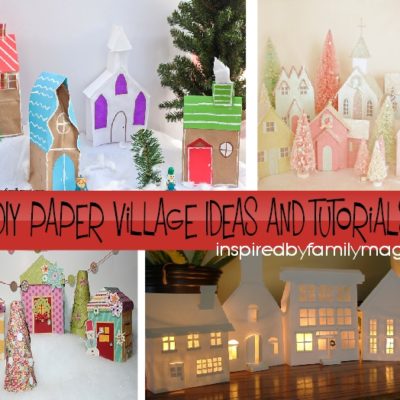 DIY Christmas Village Craft: From Paper Bags