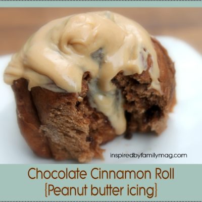 Amazing Chocolate Cinnamon Rolls with Peanut Butter Icing (in 2 hours recipe)