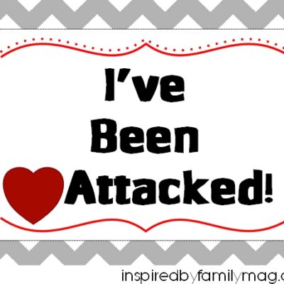 Valentine’s Day Printable: “You’ve Been Heart Attacked” Activity