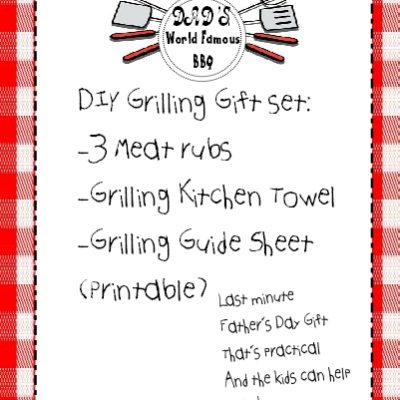 Father’s Day: DIY Grilling Gift Set