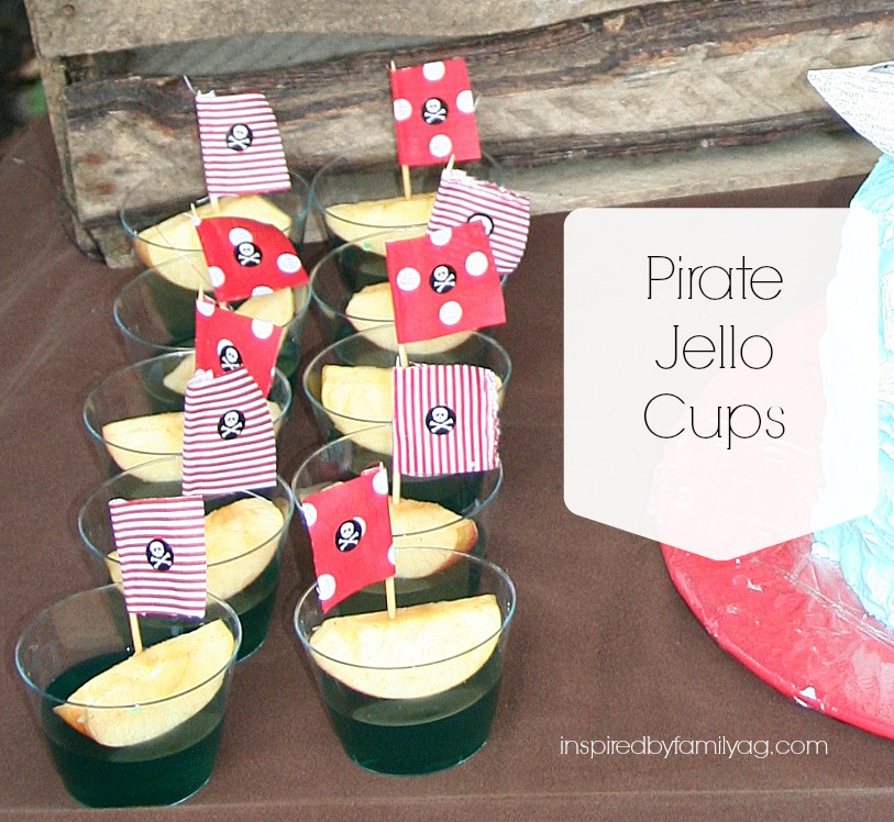 pirate jello cups