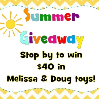 End of Summer Giveaway {Melissa & Doug Toys}