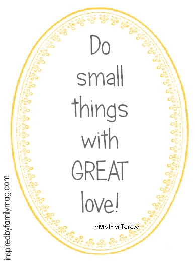 do small things with great love mother teresa