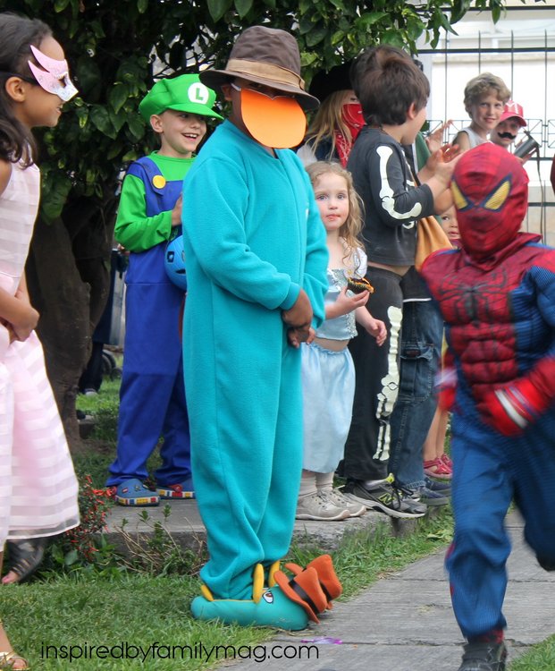 homemade perry the platypus costume