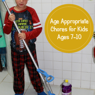 Age Appropriate Chores for Kids (clean floors & clean bathroom tips…)