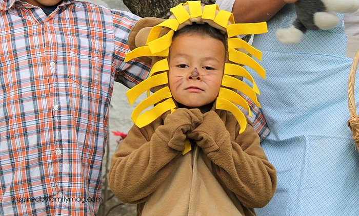 easy Wizard of Oz lion costume
