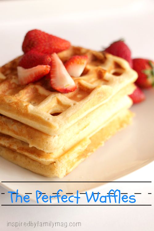 the perfect waffles
