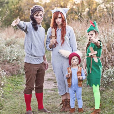 Simple DIY Family Halloween Costumes