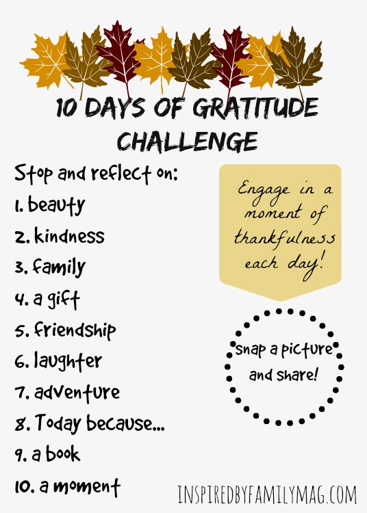 10 Days Of Gratitude Photo Challenge