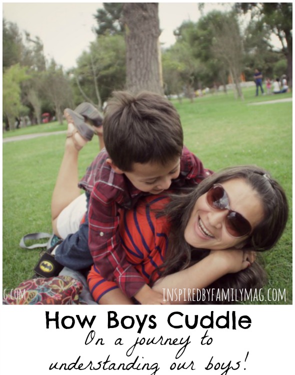 how boys cuddle