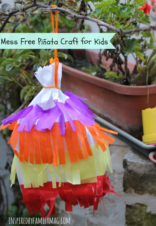 mess free Piñata craft