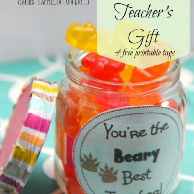 Teacher Gift: You’re the Beary Best!