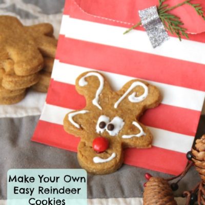 Make Your Own Easy Reindeer Cookies From Gingerbread Men