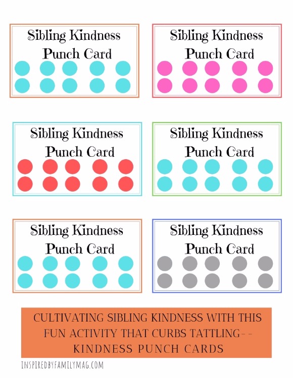 Kindness Punch Card