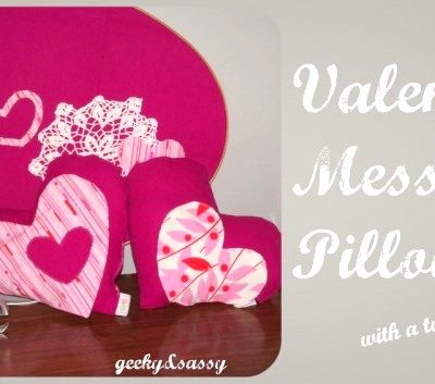 Valentines Message Pillow