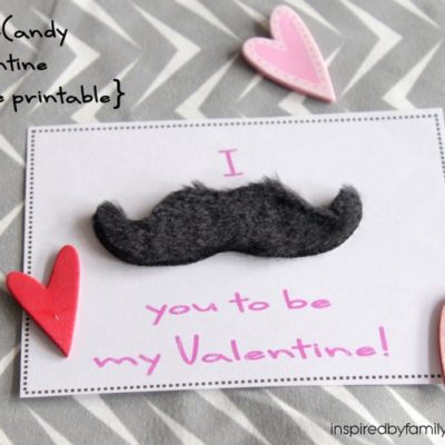 Non-Candy Valentines: I Mustache You…