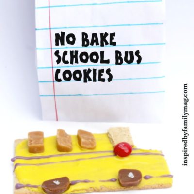 No Bake School Bus Cookies