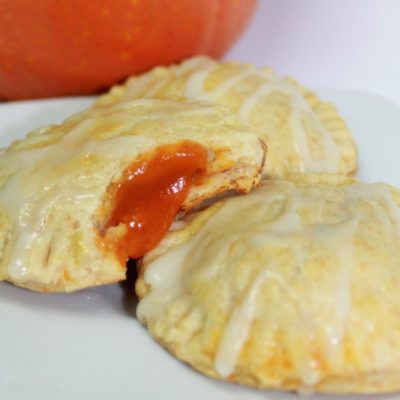 Pumpkin Pie Pop Tarts with Caramel Glaze