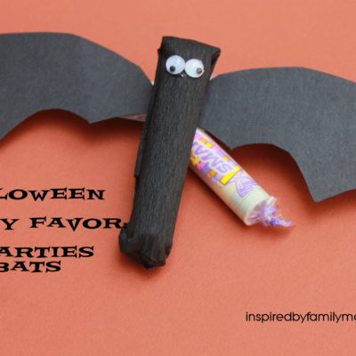 Halloween Party Treats: Smarties Bats