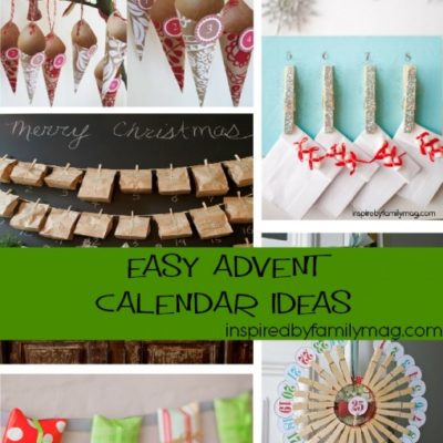 5 Easy Christmas Advent Calendar Ideas