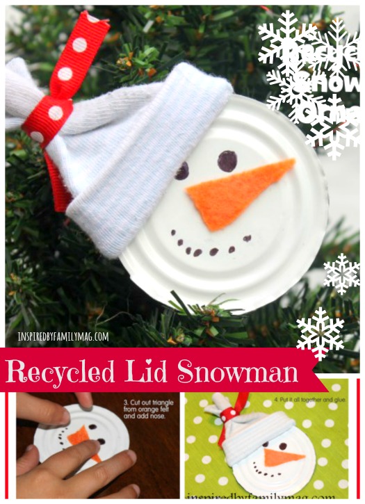 recycle-lid-snowman-craft