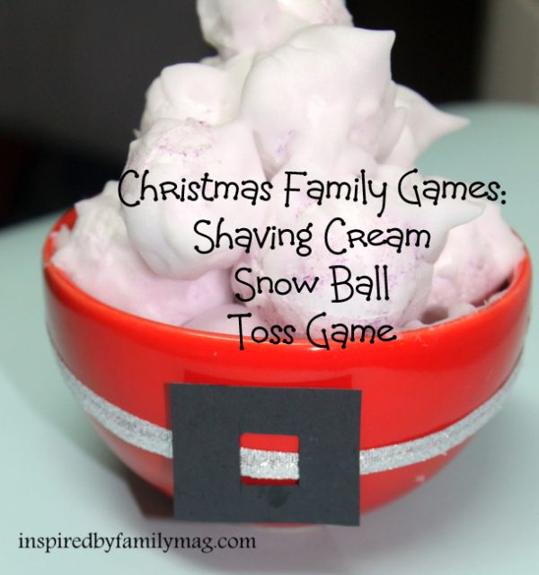 A Fun & Simple Christmas Family Game Your Kids Will Love: Snowball Toss