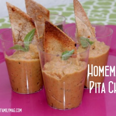 Healthy Snacking: Pita Chips {Homemade}