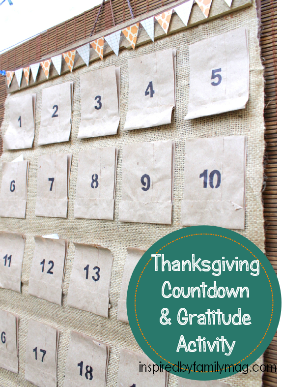 thanksgiving countdown & gratitude