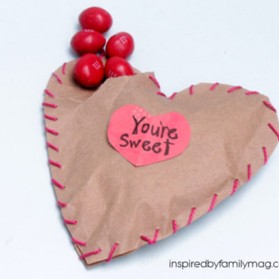 DIY Valentine’s Day Treat Favors: Sewn with Love