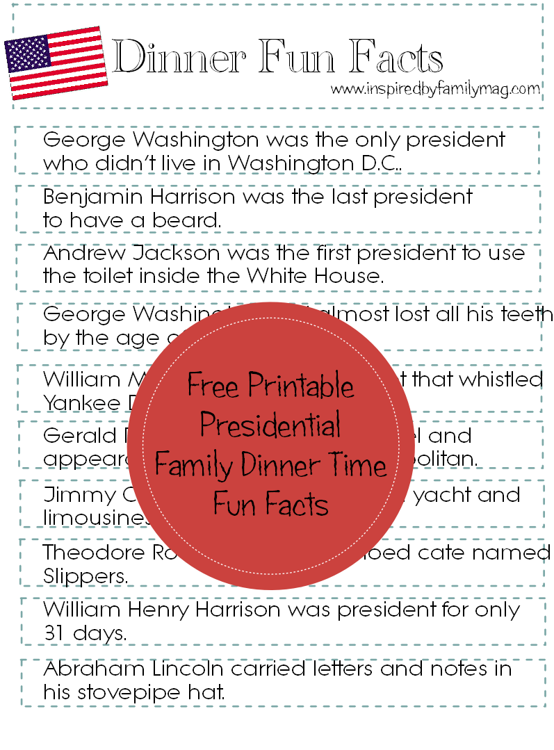 presidential fun facts 1