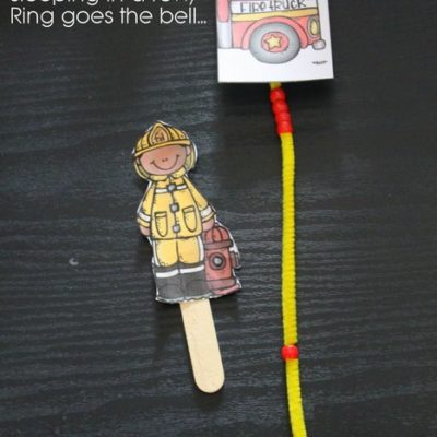 5 Little Fire Fighters Poem & Activity