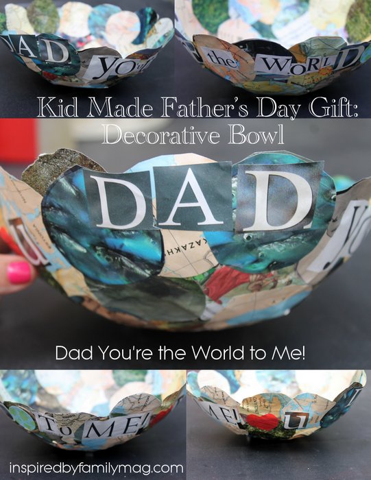 kid made father's day gift