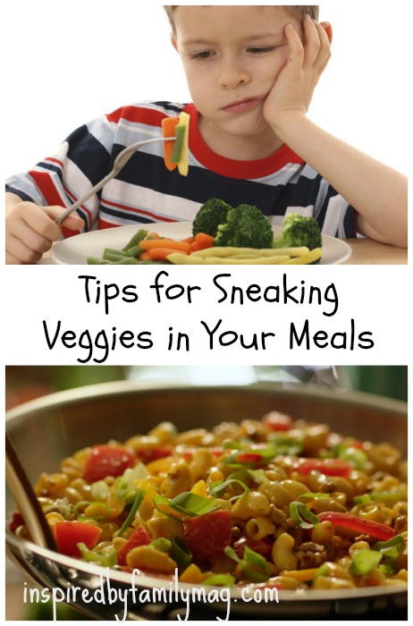 tips for sneaking in veggies