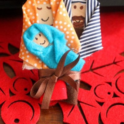 Christmas Nativity Craft Stick Ornament