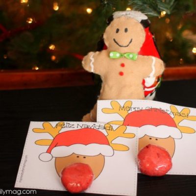 Christmas Party Favors: Rudolph Play Dough