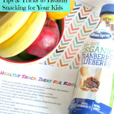 12 Tips and Tricks to Healthy Snacking for Your Kids