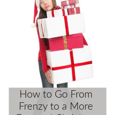 How to Go From Frenzy to a More Focused Christmas