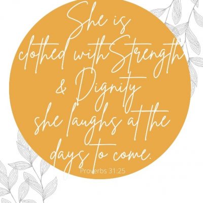 Strong Women Laugh at the Days to Come