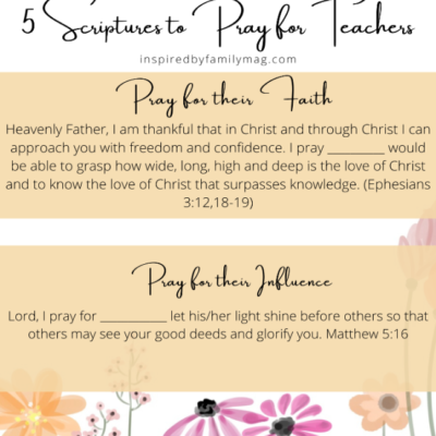 5 Encouraging Scriptures to Pray for Teachers